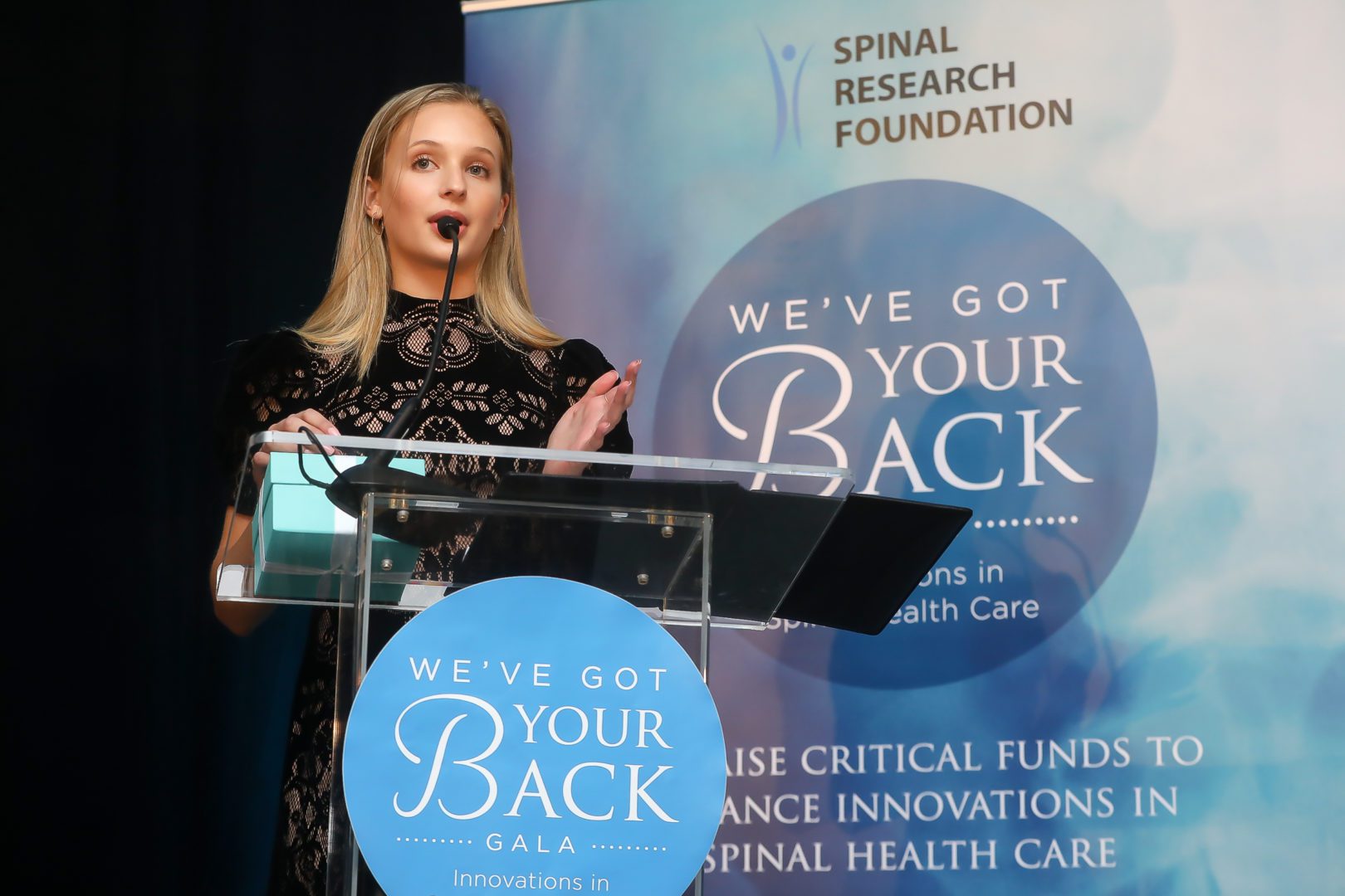 Sydnee Lubar, Recipient of the 2018 Gala Young Spinal Champion® of the ...