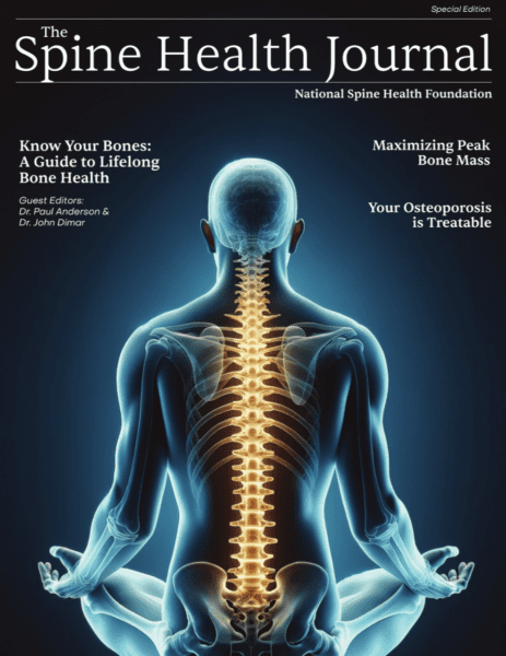 bone health edition of the spine health journal